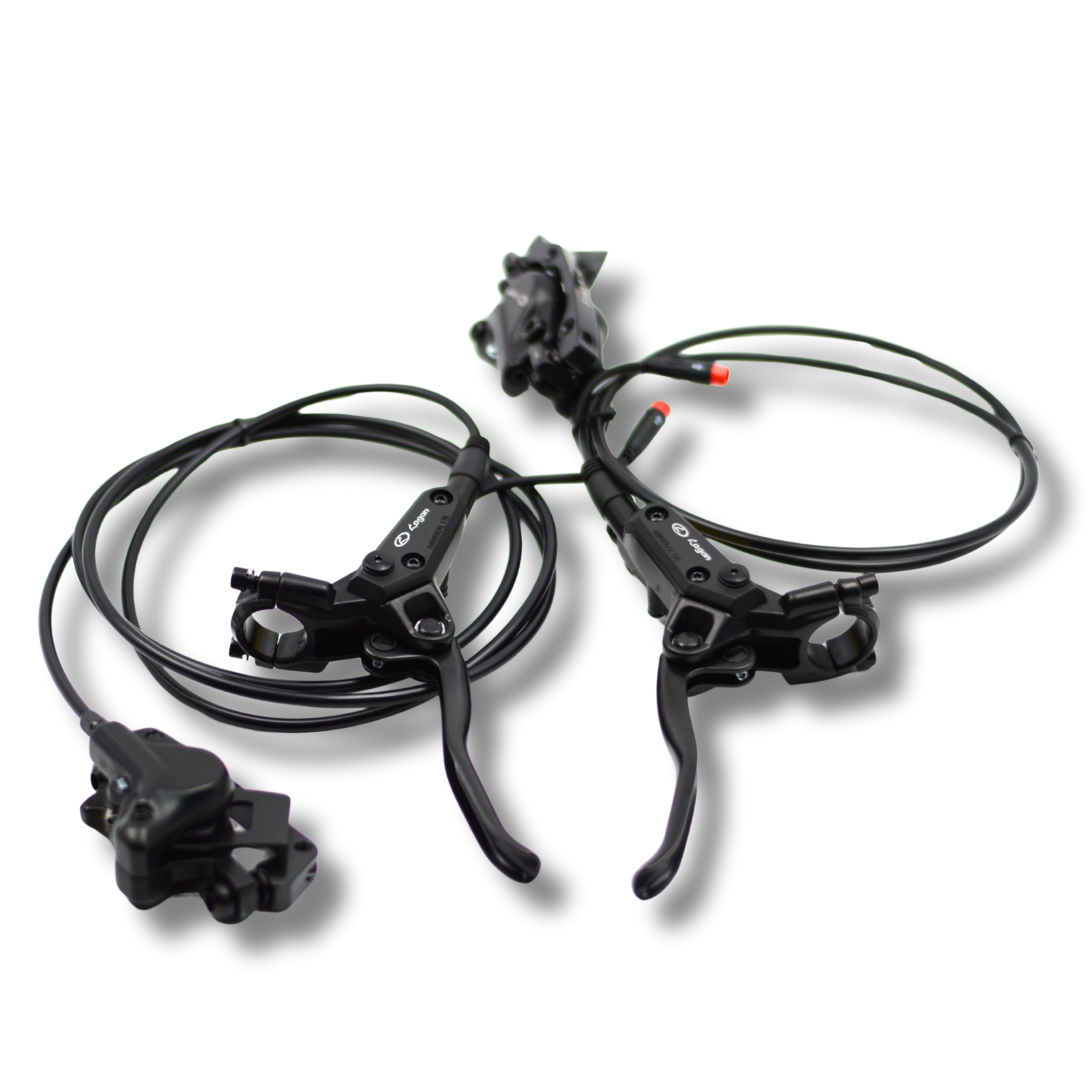 Complete Logan Brake Set Front & Rear - Fatbike - Ouxi QMWheel (Hydraulic)