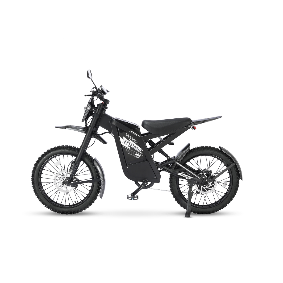 Ouxi GT2000 2.0 fatbike in zwart, andere zijde