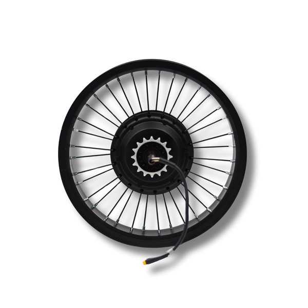 Motor + Velg (Achter) - Fatbike Qmwheel V20 Mini 1.0 (Zwart Stekker)