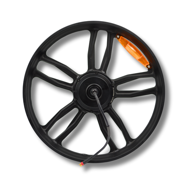 Velg + Motor (Achter) - Fatbike - Ouxi C80, H9, Q8, V8 Pro, C80 Pro (Rode Stekker Rechts) (Kleine Motor)