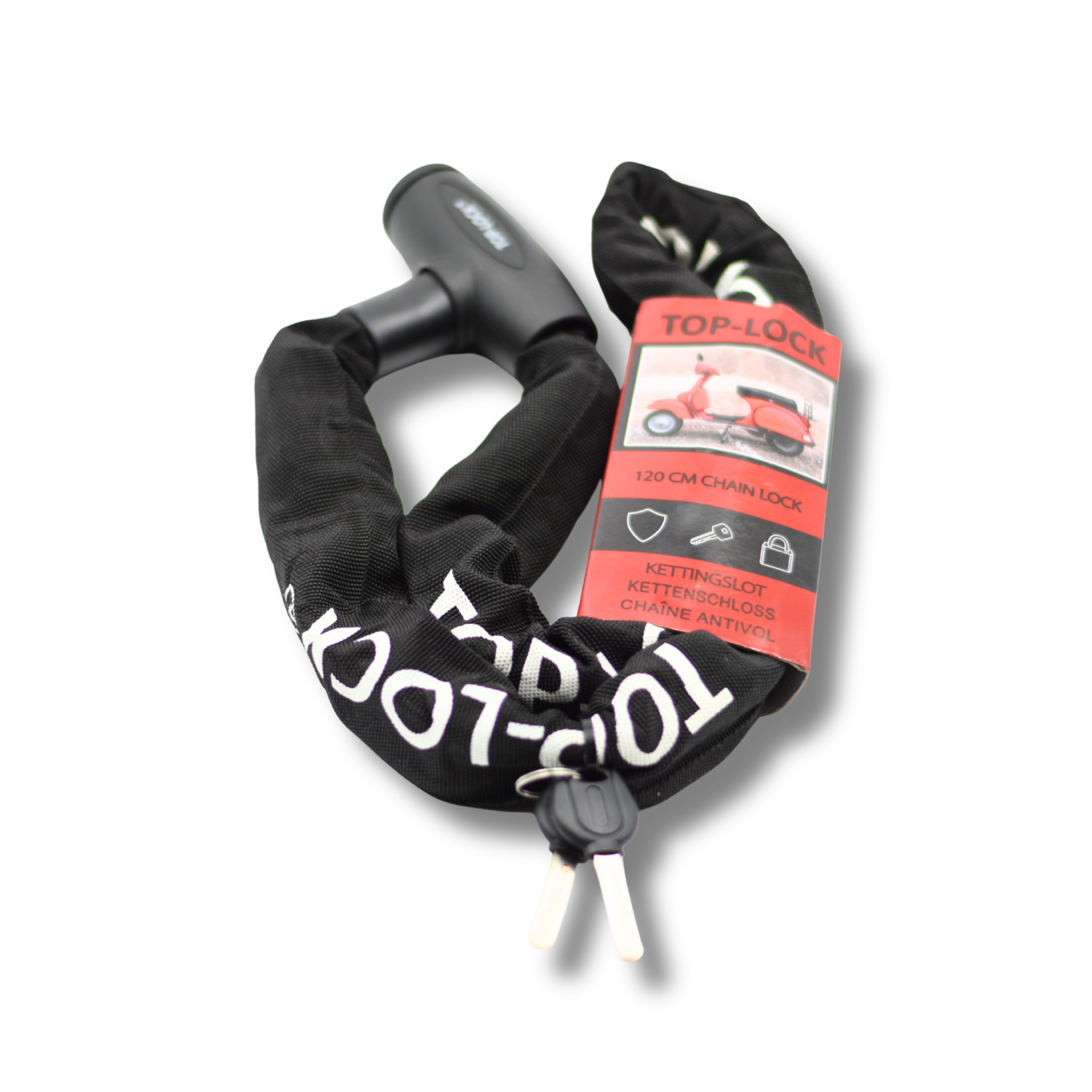 Toplock Chain Lock 100cm - Fatbike - Bicycle - Scooter - Cargo bike